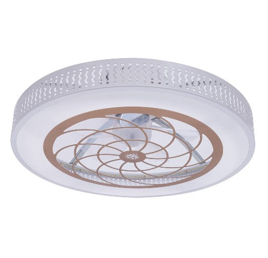 CNCEST Modern Acryl Ventilator Deckenleuchte Led Deckenventilator Lampe