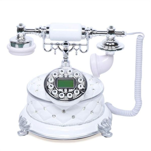 Retro Telefon Vintage Europäisches Schnurgebundenes Telefon für Büro Haus Tischdeko