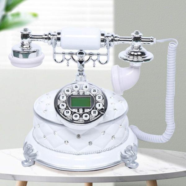 Retro Telefon Vintage Europäisches Schnurgebundenes Telefon für Büro Haus Tischdeko