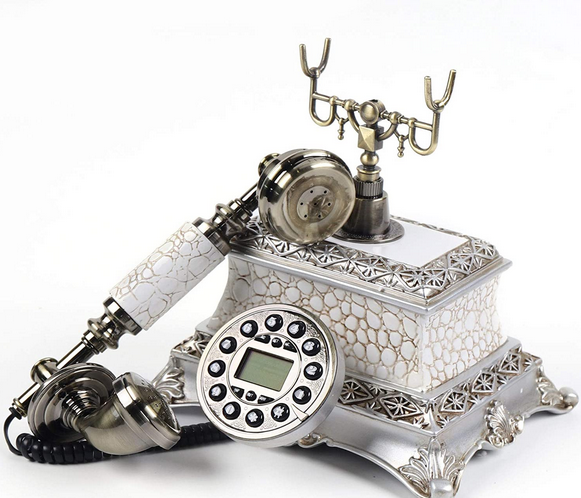 Antikes Nostalgisches Festnetztelefon Vintage Telefon Tischdeko Freisprechen Tischtelefon