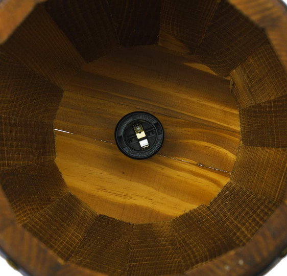 Retro Holz Weinfass Anhänger Lampe Hängeleuchte Decke Industriellen Kronleuchter Hängeleuchte
