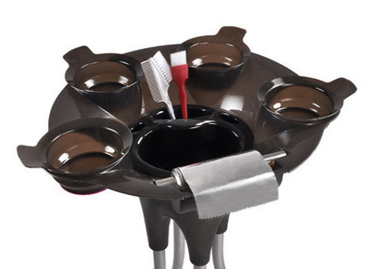 Friseurwagen Arbeitswagen Bedienungswagen von 4 Färbeschalen