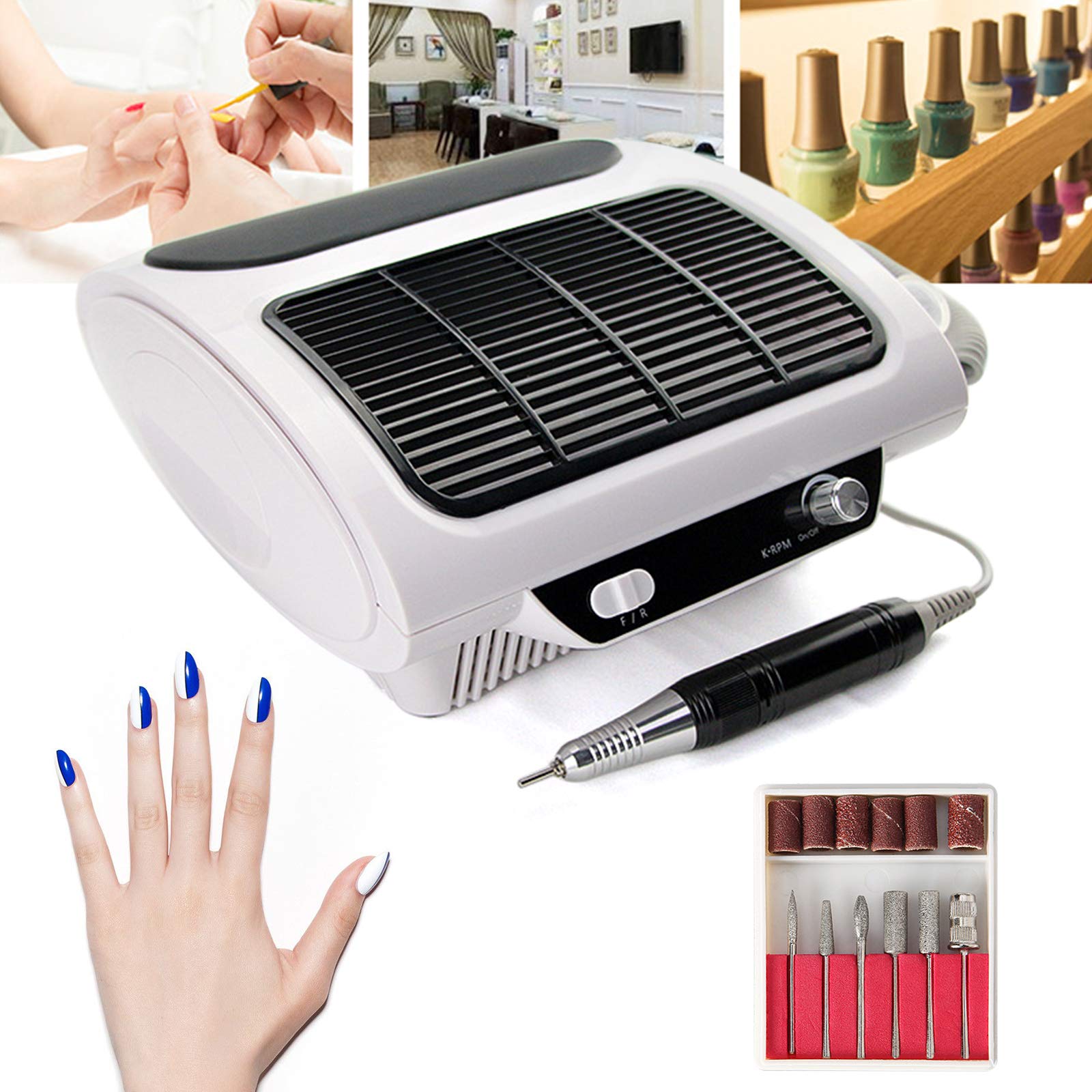 6-teiliges Maniküre-Set Mit Nagelfeilen, Polierblöcken & Bürste – Für Naturnägel, Gel & Verlängerungen