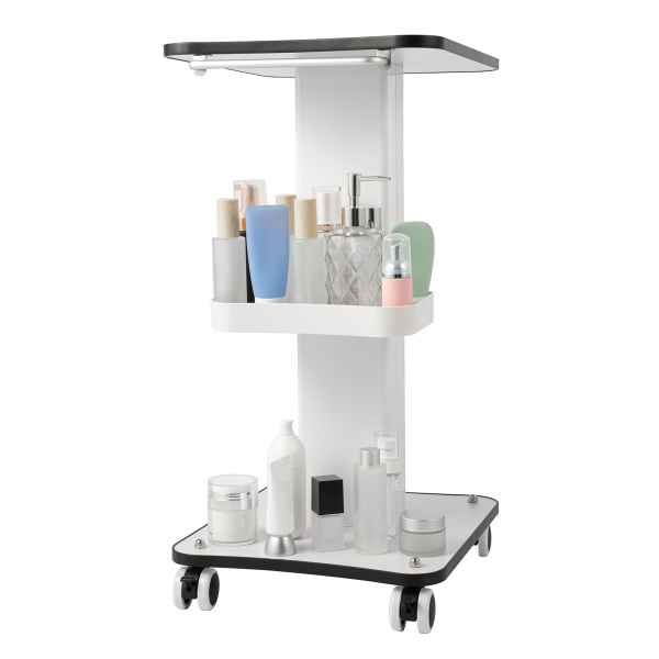 Kosmetikwagen Beauty Salon Maschinenständer Rollwagen SPA Wagenhalter 4 Rad Trolley