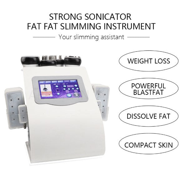 Profi 40K RF Ultraschall Fettabsaugung Kavitation Lipo Laser Vacuum Abnehm