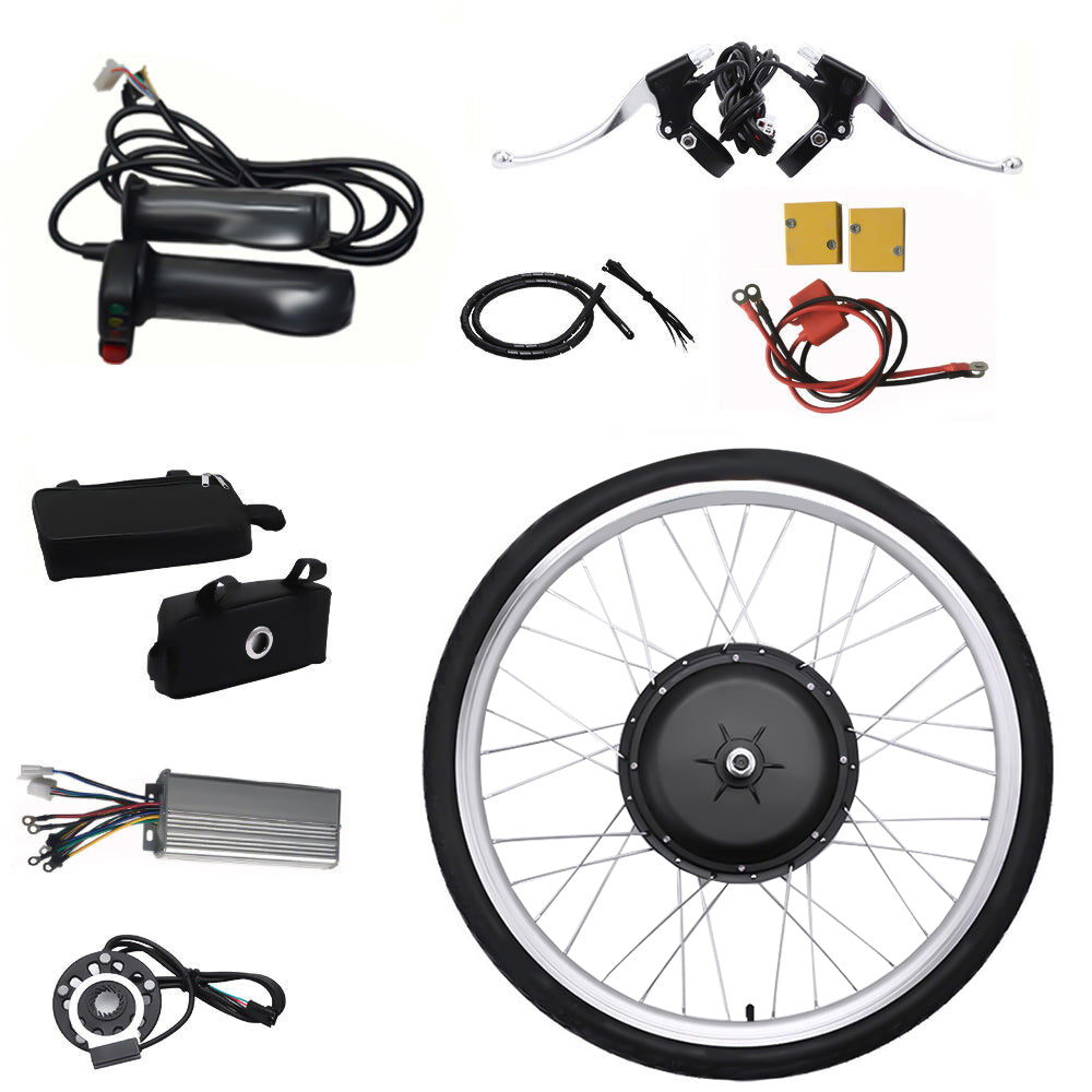 26" Elektro-Fahrrad Umbausatz Kit für Vorderrad E-Bike Conversion Kit 36V 250W
