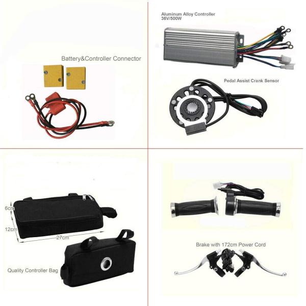 36V 26 Zoll Elektrofahrrad Umbausatz Umbausatz Hinterrad Elektrofahrrad Hinterradnabe Motor Kit