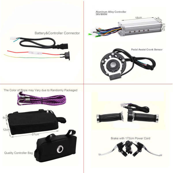 800 W 36 V LCD E Bike Umrüstsatz Hinterrad Motor E-Bike
