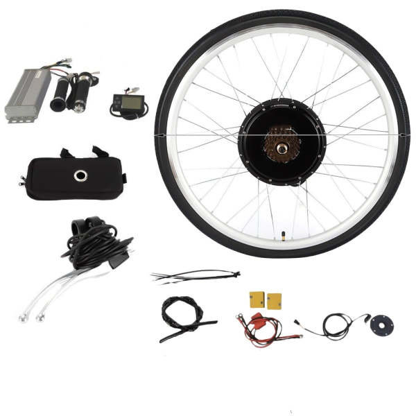 Elektrisches 28” Fahrrad-Umbausatz Elektrofahrrad Kit Hinterrad