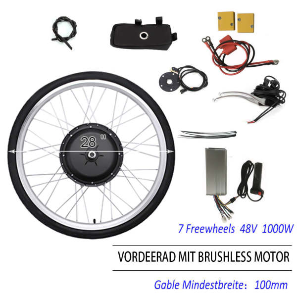 Fahrrad-Umbausatz 28 Zoll Vorderrad Elektro-Fahrrad Konversion Kit
