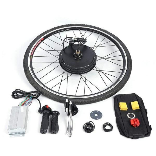 28" 36V 800W EBike-Umbausatz Vorderrad EBike Conversion Elektrofahrrad Kit Hub Motor Controller Set für Vorderrad Neu