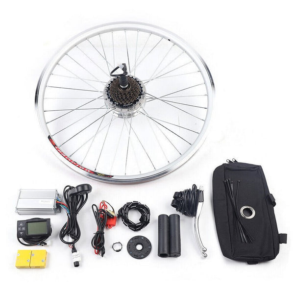 E-Bike Hinterrad E-Bike Umbausatz 36V Hinterrad Nabenmotor LCD Motor Umrüstungs-Kit