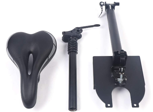 Erwachsener Elektroroller Sattel Stuhl Sitz hochverstellbar 51-63cm schwarz für M365