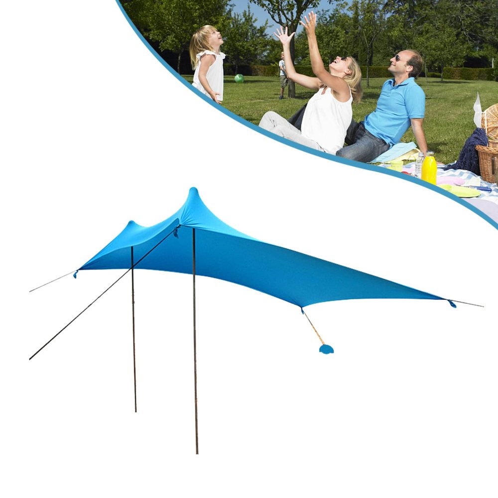 CNCEST Sonnenschutz-Markise Sonnenunterstand Zelt Camping Strandzelt