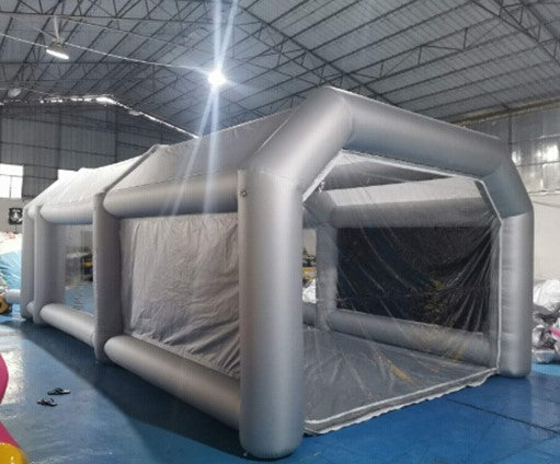 Aufblasbare Zelt Auto Lackierkabine Spray Booth Sprüh Tent Autoschutz Luftzelt 26x13x10FT