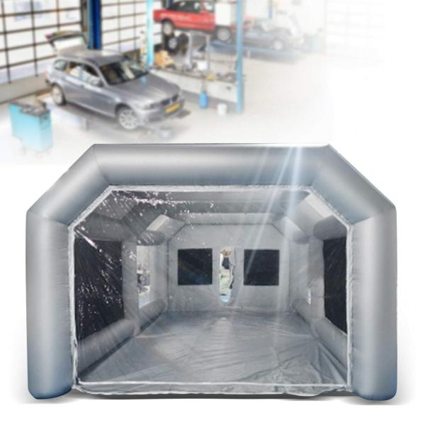 26x13x10FT aufblasbare Lackierkabine Zelt Spritzkabine Zelt Sprüh Tent Autoschutz Luftzelt