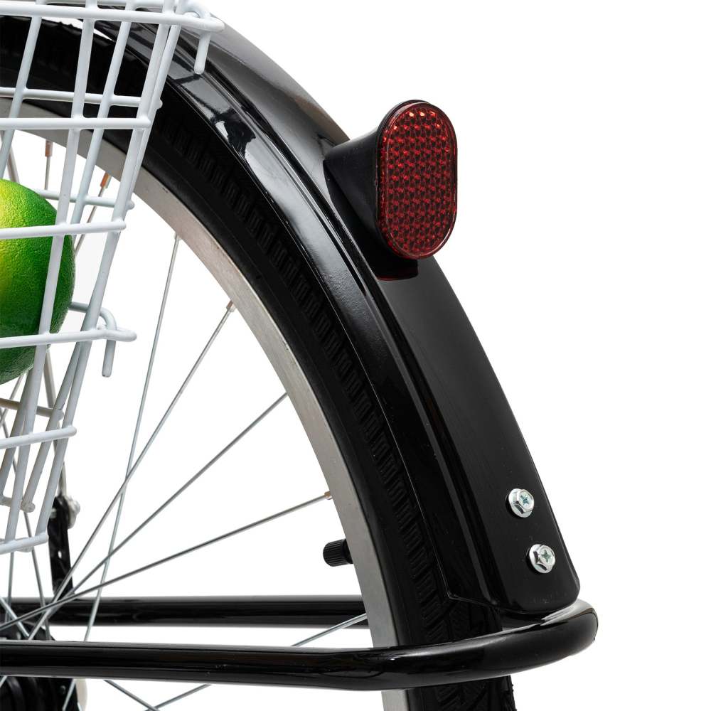 26" Dreirad für Erwachsene 6 Gang 3 Räder Erwachsenendreirad mit Einkaufskorb