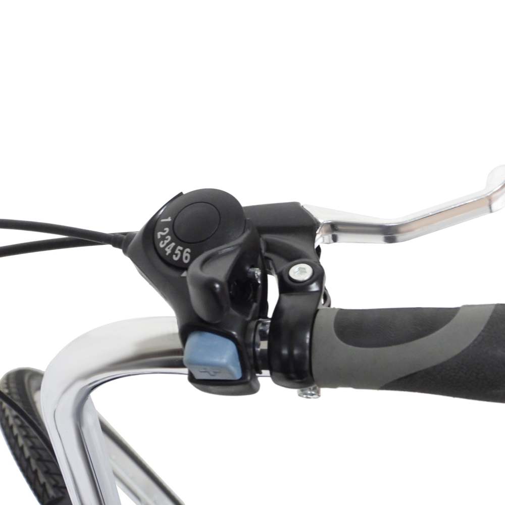 26 Zoll Dreirad Fahrrad mit Einkaufskorb für Erwachsene - Weiß