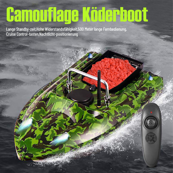 Ferngesteuertes Fischerköderboot mit LED-Licht 1,5 kg Laden des ferngesteuerten