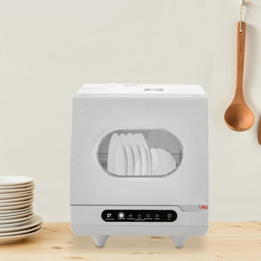 Mini Spülmaschine, 800W 5L Tischgeschirrspüler Tragbarer Geschirrspüler, 5 Programme, Portable Dishwasher