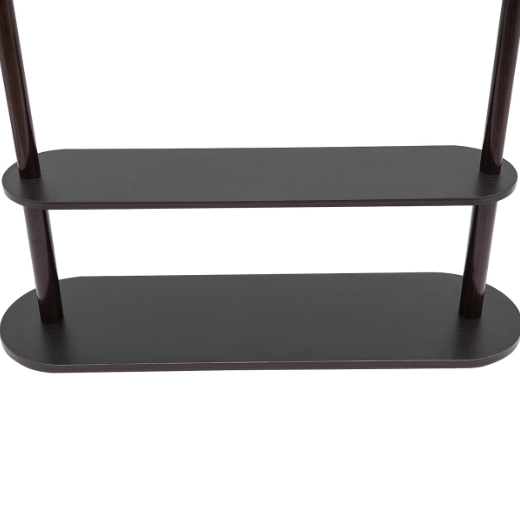 Kiefernholz Garderobenständer, Mode Kleidungsständer mit 2-Regalen, Kleidung Rack für hängende Kleidung, moderne Art Kleidung Rack