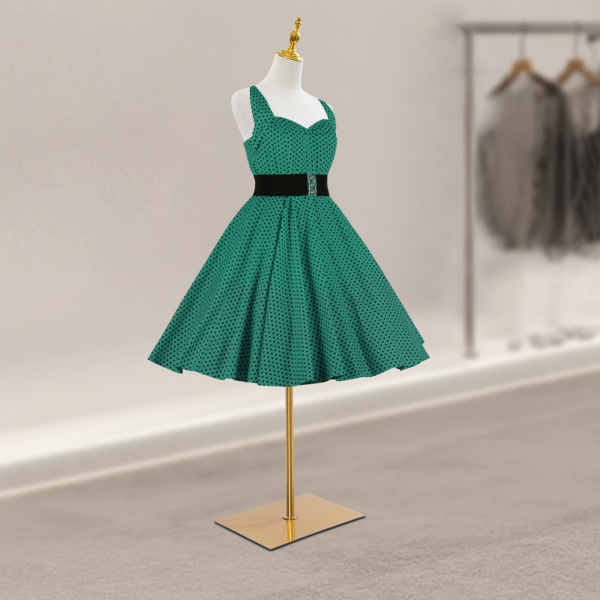 Weiblicher Torso, Kleidermodell, Brautkleid-Präsentationsständer – Goldfarbene quadratische Platte + Gelbe Krone + Ohne Hände Weiblicher Torso, Kleidermodell, Brautkleid-Präsentationsständer – Goldfarbene quadratische Platte + Gelbe Krone + Ohne Hände