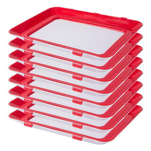 8* Stapelbox Aufschnittbox Frischhaltedose Wurst Behälter Aufschnittdose Tablett