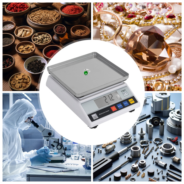 Hochpräzise Analysenwaage, Digitale Elektronische Industrie-Präzisionswaage, Intelligente wissenschaftliche Laborwaage mit Zähl- und Tarafunktion