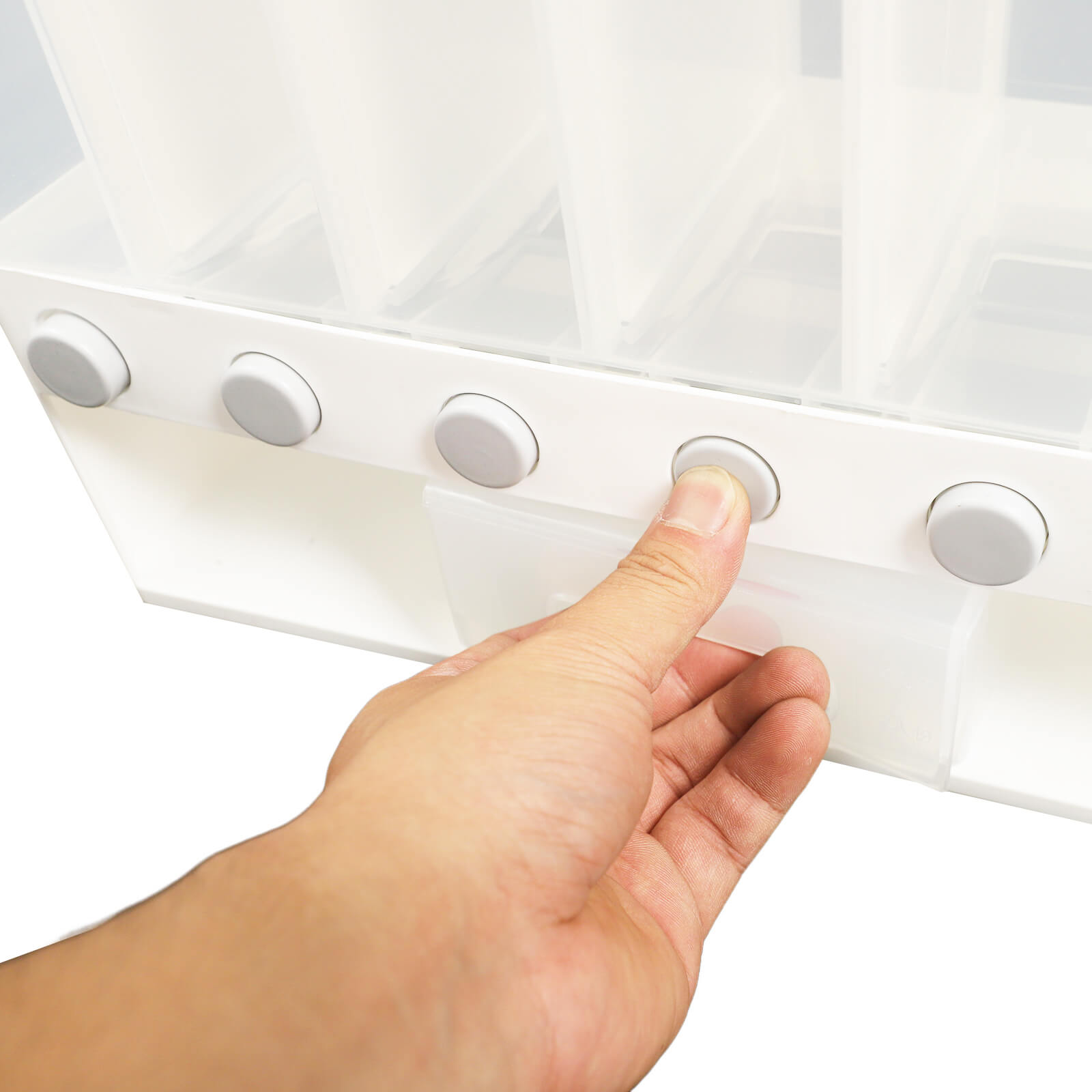 Getreidespender Transparent Wandmontierter