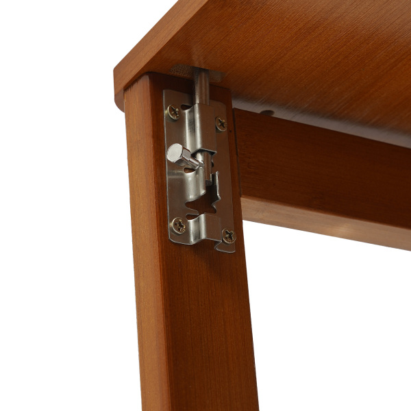 83 cm kleiner Klappschreibtisch, Klapptisch fürs Homeoffice, klappbarer Kompaktschreibtisch – Hellbraun
