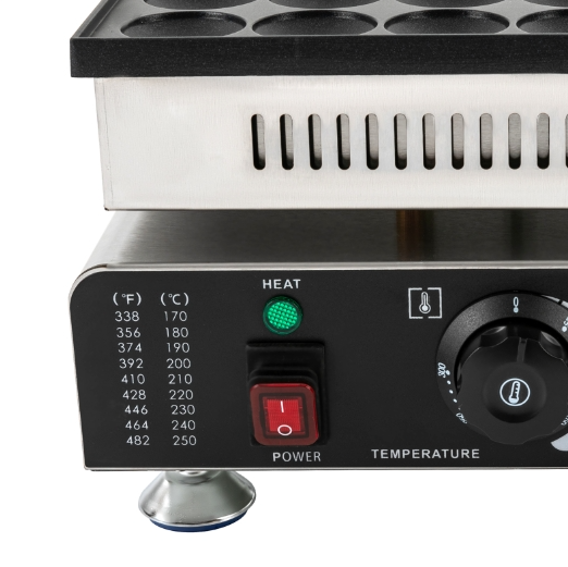 36-Loch Pancakes Maker, 220V 900W Waffeleisen, Antihaft Pfannkuchenbäcker