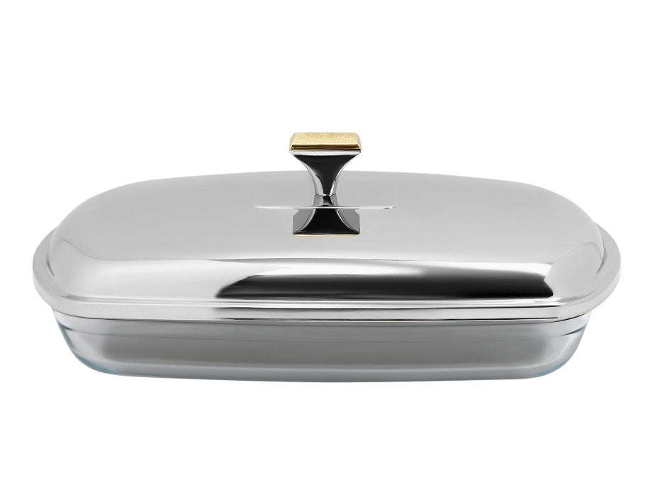 CNCEST Chafing Dish 2.2 Liter Speisewärmer Dishes Wärmebehälter für Haushalt