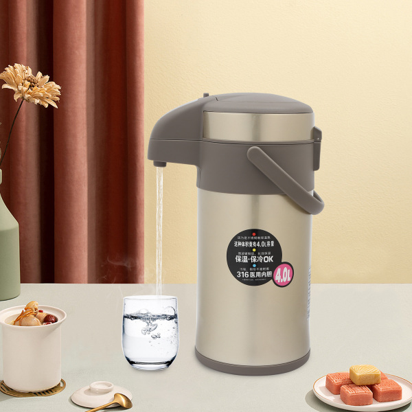 4L Pumpkessel Isolierflasche Kaffeemaschine Trinker