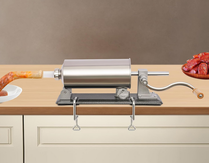 Edelstahl Wurstfüller Wurstfüllmaschine horizontale Küchen hausgemachtes Wurstfüllrohr in 8 Größen