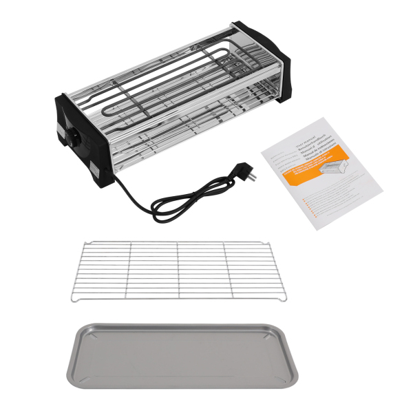 Elektrischer Tischgrill, Elektrogrill, Tischgrill für Garten, Balkon, Küche, Esszimmer Elektrischer Tischgrill, Elektrogrill, Tischgrill für Garten, Balkon, Küche, Esszimmer