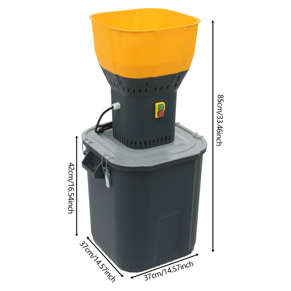 45-Liter-Elektro-Getreidemühle, elektrische Getreidemühle für landwirtschaftliche Futtermittel aller Art, getrocknetes/dehydriertes Getreide, Gewürze, Würzmittel, Reis