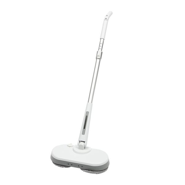 Kabellos Elektrischer Mopp, Bodenreiniger Spin Mop, Elektrischer Mop mit Sprühfunktion und LED