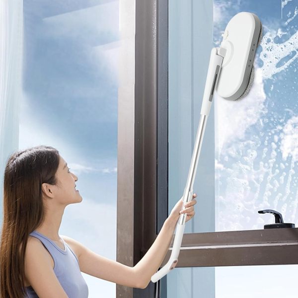 Kabellos Elektrischer Mopp, Bodenreiniger Spin Mop, Elektrischer Mop mit Sprühfunktion und LED