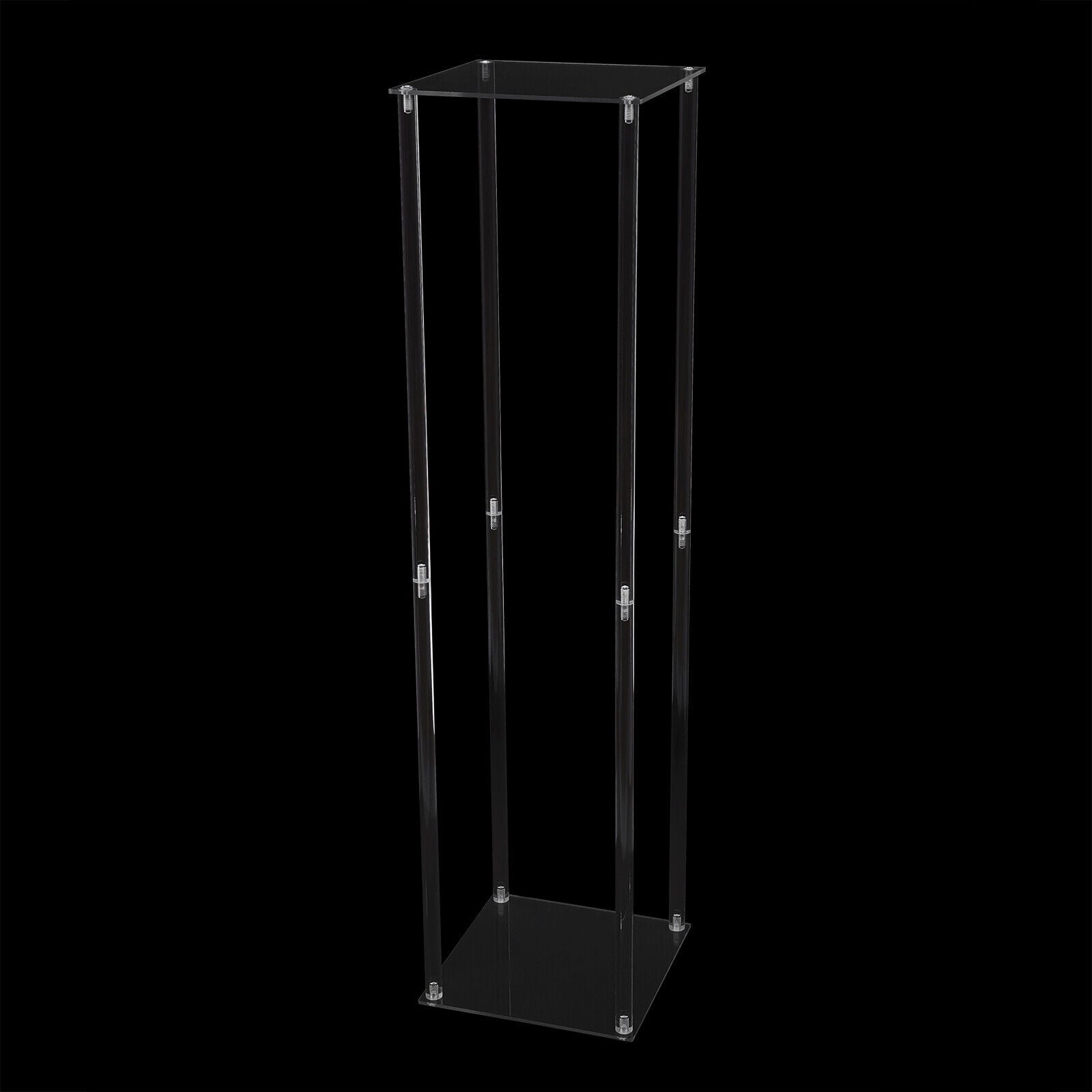 5 Stück Hochzeit Blumenständer aus Arcyl, 100cm Transparent Hochzeit Mittelstücke Säule