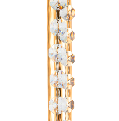 2 Stück Hochzeit Mittelstücke Blumenvasen 35.4inch Hoch Kristall Silber Vase Metall Blumenständer