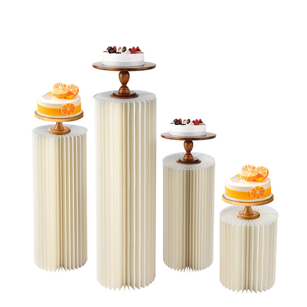 Paket von 4 Hochzeit Centrepieces, 40cm+60cm+80cm+100cm hoher Blumenständer, Centrepieces Ständer