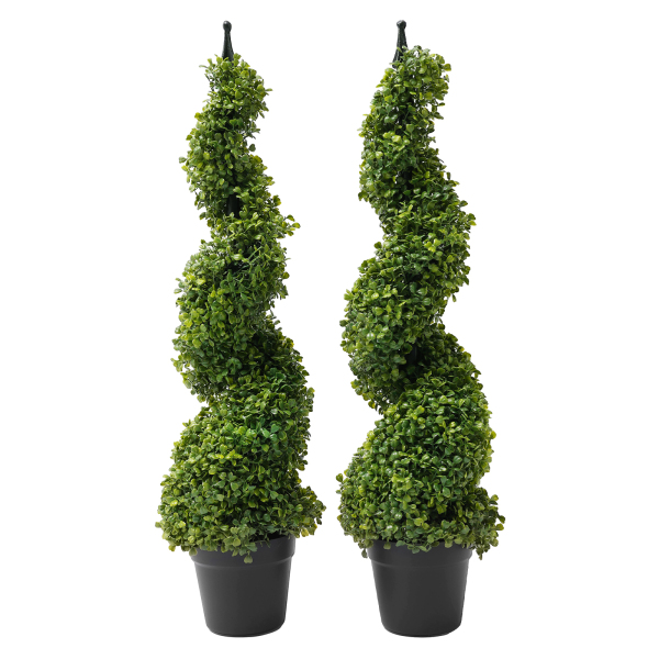 Künstliche Baumtürme, Bonsai-Simulations-Spiralbaumtürme, langlebig und stabil, 2er-Set Künstliche Baumtürme, Bonsai-Simulations-Spiralbaumtürme, langlebig und stabil, 2er-Set