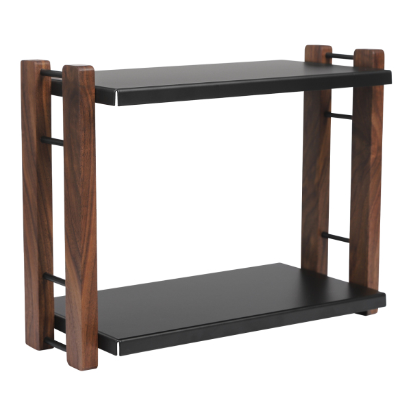Make-up-Organizer für die Arbeitsplatte, 2-stufiger Badezimmer-Organizer, Kosmetik-Organizer – Walnussholz Schwarz Make-up-Organizer für die Arbeitsplatte, 2-stufiger Badezimmer-Organizer, Kosmetik-Organizer – Walnussholz Schwarz