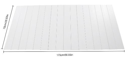 Badewanne Abdeckung, faltbare Badewanne Brett, wasserdichte, staubdichte Badewanne Tablett, Isolierung PVC Badewannen, langlebige Isolierplatte für Haus, Badezimmer, Spa Erfahrung, 75 x 170 cm