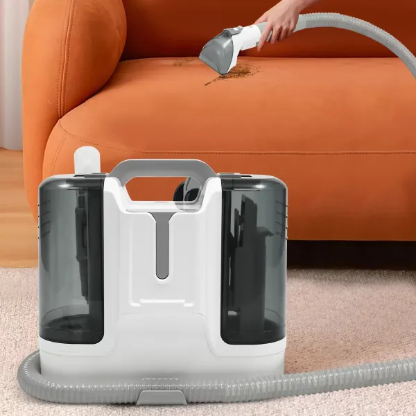 Tragbarer Teppichreiniger, 11 Kpa starke Saugkraft und 380–450 W leistungsstarker Motor, leichter Fleckenreiniger