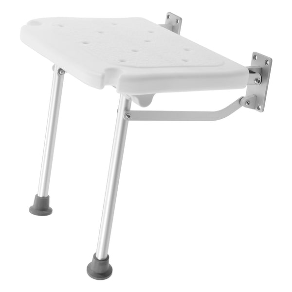 Klappbarer Duschsitz für Wandhalterung, Badestuhl Duschhocker für ältere, schwangere Frauen, maximale Belastung 100 kg