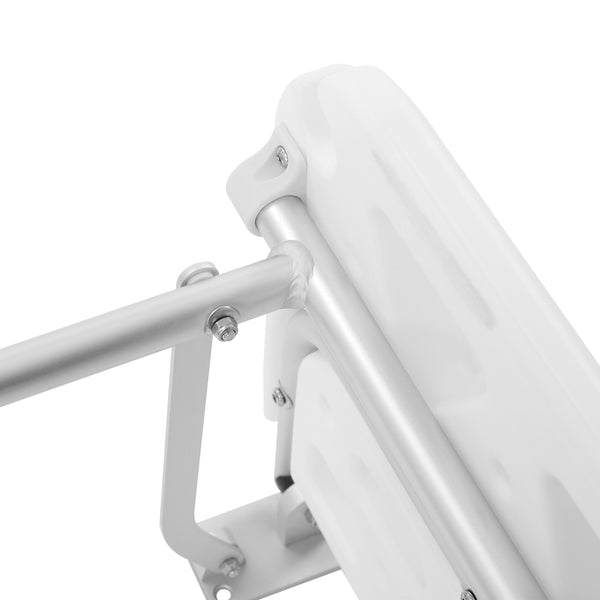 Klappbarer Duschsitz für Wandhalterung, Badestuhl Duschhocker für ältere, schwangere Frauen, maximale Belastung 100 kg