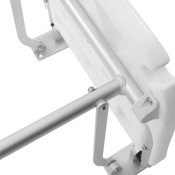 Klappbarer Duschsitz für Wandhalterung, Badestuhl Duschhocker für ältere, schwangere Frauen, maximale Belastung 100 kg