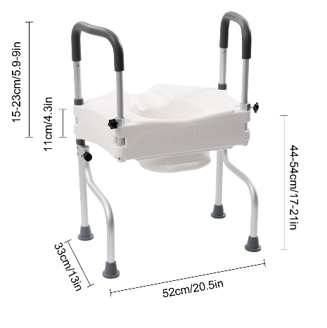 150kg WC Toiletten Aufstehhilfe Toilettenstütze WC Stützgestell Toilettengestell