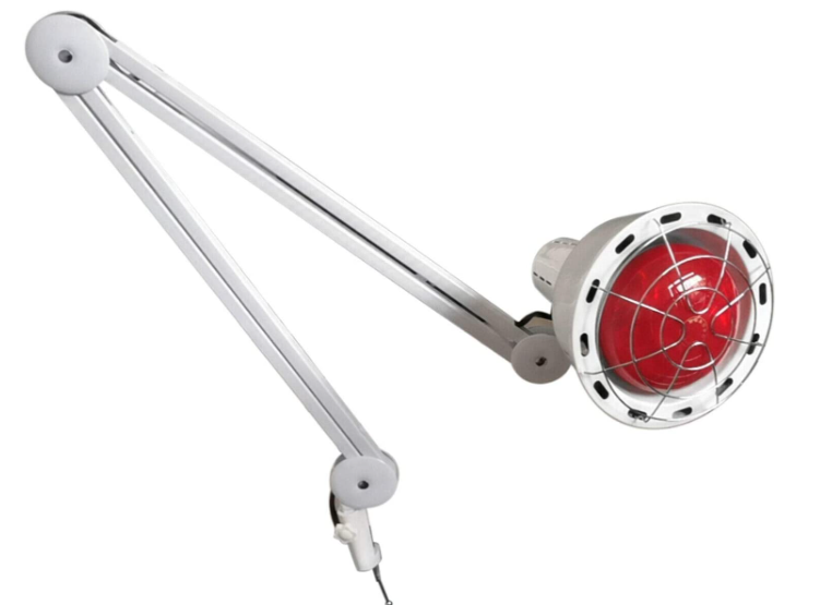 275W Infrarotlampe Wärmelampe Regulierbar Infrarot Wärmetherapielampe Strahler mit Clip